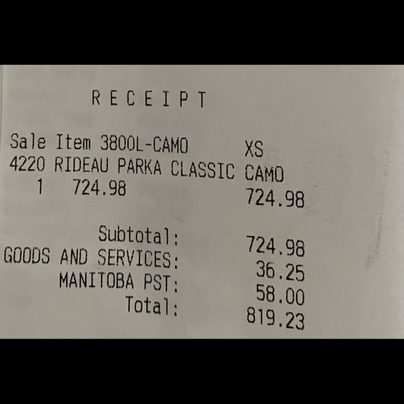 Canada Goose Down Ridean Parka Camo - Picture 11 of 11